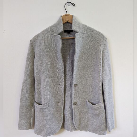 J. Crew Sweaters - J.Crew Knit Button Up Sweater Merino Wool Cardigan XXS grey